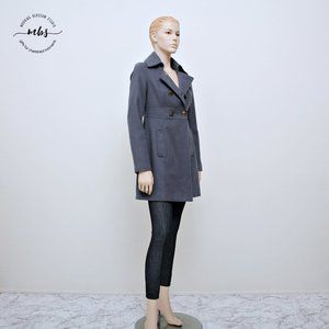 JACK by BB Dakota Double Breasted Blue Pea Coat